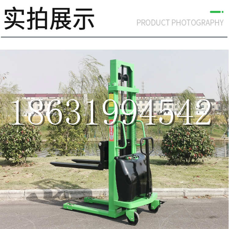 西固区电动叉车堆高车液压铲车电瓶1吨2吨站驾步行式小型全自动叉车